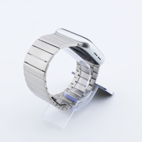 Bandmeister® Armband 1-Segment Edelstahl Corporate silver für Apple Watch 42/44/45mm