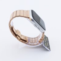 Bandmeister® Armband 1-Segment Edelstahl Corporate rose gold für Apple Watch 38/40/41mm
