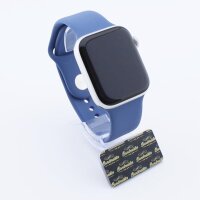 Bandmeister® Armband Silikon für Apple Watch ocean blue M/L 38/40/41mm