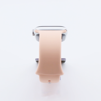 Bandmeister® Armband Silikon für Apple Watch grapefruit S/M 42/44/45/49mm