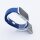 Bandmeister® Armband Silikon für Apple Watch horizon blue M/L 38/40/41mm