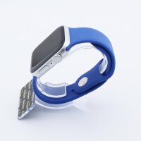 Bandmeister® Armband Silikon für Apple Watch cobalt M/L 42/44/45/49mm