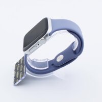 Bandmeister® Armband Silikon für Apple Watch lavender gray S/M 38/40/41mm