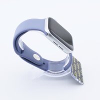 Bandmeister® Armband Silikon für Apple Watch lavender gray M/L 38/40/41mm