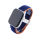 Bandmeister® Armband Flausch Klappverschluss für Apple Watch navy blue 42/44/45/49 mm