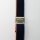 Bandmeister® Armband Flausch Klappverschluss für Apple Watch navy blue 42/44/45/49 mm