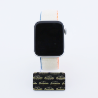 Bandmeister® Armband Flausch Klappverschluss für Apple Watch milky white 38/40/41 mm