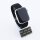 Bandmeister® Armband Flausch Klappverschluss für Apple Watch black 42/44/45/49 mm