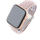 Bandmeister® Armband Flausch Klappverschluss für Apple Watch pink sand 38/40/41 mm