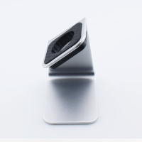 Bandmeister® Ladeständer Lyon aus Aluminium silver für Apple Watch