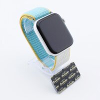 Bandmeister® Armband Flausch Klettverschluss für Apple Watch sunshine 38/40/41mm