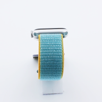 Bandmeister® Armband Flausch Klettverschluss für Apple Watch sunshine 42/44/45/49mm
