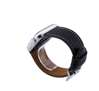 Bandmeister® Armband Echtleder Namaka schwarz für Apple Watch 38/40/41mm