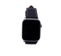 Bandmeister® Armband Echtleder Namaka schwarz für Apple Watch 38/40/41mm