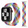 Bandmeister® Armband Nylongewebe One Loop regenbogen für Apple Watch 38/40/41mm M