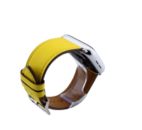 Bandmeister® Armband Echtleder Carpo gelb für Apple Watch 38/40/41mm