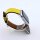Bandmeister® Armband Echtleder Carpo gelb für Apple Watch 42/44/45mm