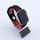 Bandmeister® Armband Silikon Pace black - red für Apple Watch 38/40/41mm