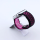 Bandmeister® Armband Silikon Pace black - pink für Apple Watch 42/44/45mm