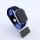 Bandmeister® Armband Silikon Pace black - darkblue für Apple Watch 38/40/41mm