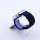 Bandmeister® Armband Silikon Pace black - darkblue für Apple Watch 42/44/45mm