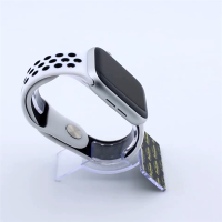 Bandmeister® Armband Silikon Pace white - black für Apple Watch 38/40/41mm