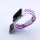 Bandmeister® Armband Silikon Pace white - violet für Apple Watch 42/44/45mm