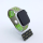 Bandmeister® Armband Silikon Pace lightgray - green für Apple Watch 42/44/45mm