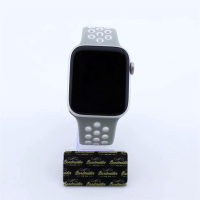 Bandmeister® Armband Silikon Pace lightgray - white für Apple Watch 42/44/45mm
