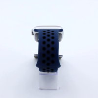 Bandmeister® Armband Silikon Pace deepblue - black für Apple Watch 38/40/41mm