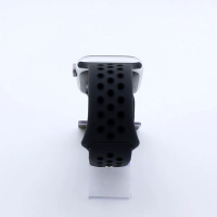 Bandmeister® Armband Silikon Pace darkgray - black für Apple Watch 42/44/45mm