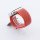 Bandmeister® Armband Flausch Klettverschluss für Apple Watch apricot pink 38/40/41mm