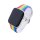 Bandmeister® Armband Silikon Dornverschluss Wave rainbow für Apple Watch
